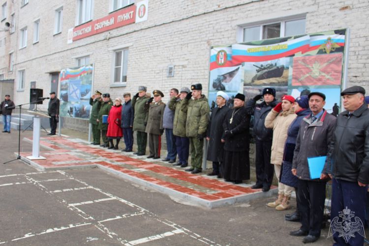 Омская Росгвардия приняла участие в торжественном мероприятии по отправке призывников в войска