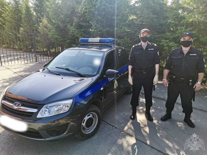 В Омской области сотрудники Росгвардии продолжают работу по обеспечению охраны общественного порядка в период режима самоизоляции