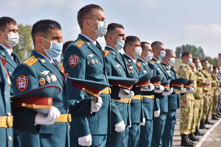 В омской воинской части Росгвардии открыт мемориал погибшим защитникам Отечества 