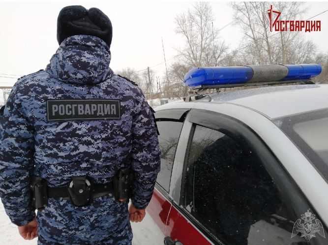 В Омске сотрудники Росгвардии задержали двоих граждан, подозреваемых в угоне автомобиля