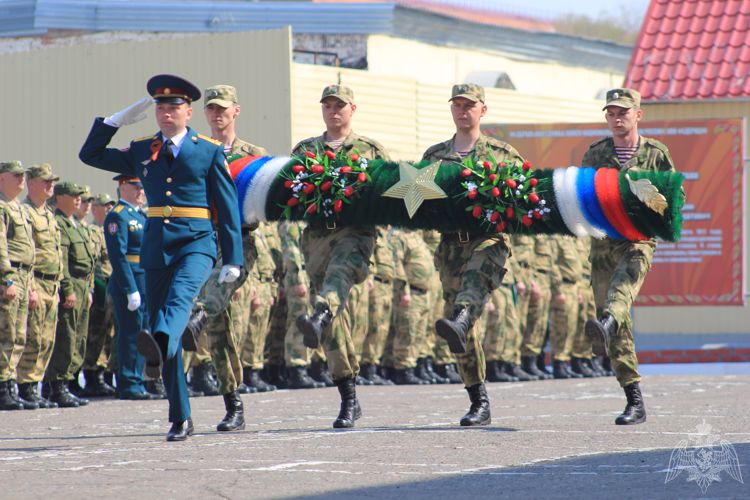 В Омске в центре подготовки личного состава состоялось торжественное мероприятие, по-священное 79-годовщине со Дня образования воинской части