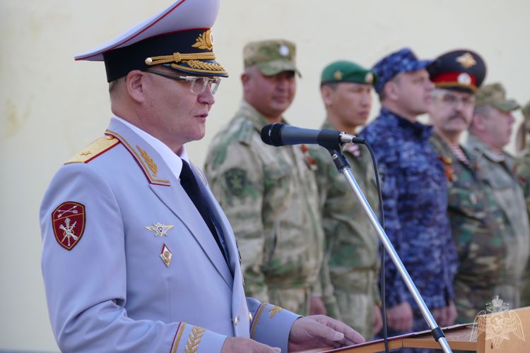 Накануне Дня Победы в Управлении Росгвардии по Омской области состоялось  торжественное вручение наград личному составу