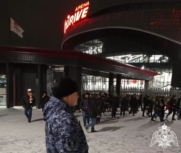 Росгвардия обеспечила правопорядок на матче КХЛ в Омске