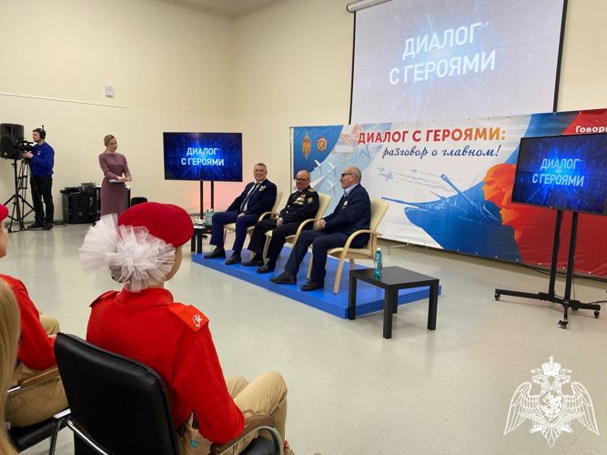 Ветеран вневедомственной охраны Росгвардии принял участие в проекте «Диалог с Героями»