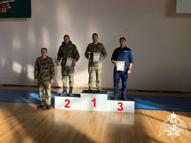 Команда омской воинской части Росгвардии одержала победу в чемпионате по  зимнему офицерскому троеборью
