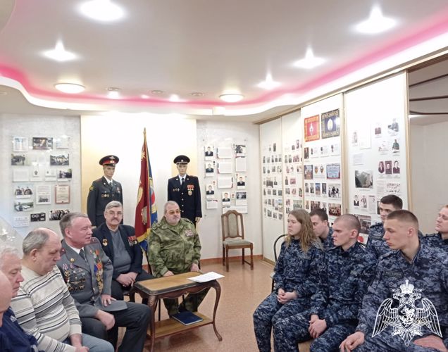 Ко дню памяти воинов-интернационалистов в Омске прошли встречи ветеранов боевых действий с росгвардейцами