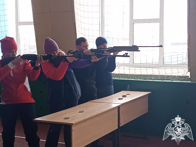 В Омской области росгвардейцы заняли призовые места в региональных соревнованиях по стрельбе из пневматической винтовки