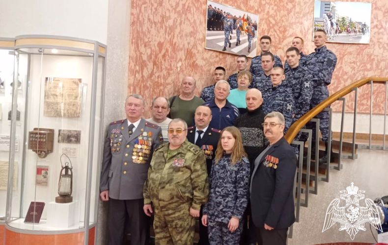 Ко дню памяти воинов-интернационалистов в Омске прошли встречи ветеранов боевых действий с росгвардейцами