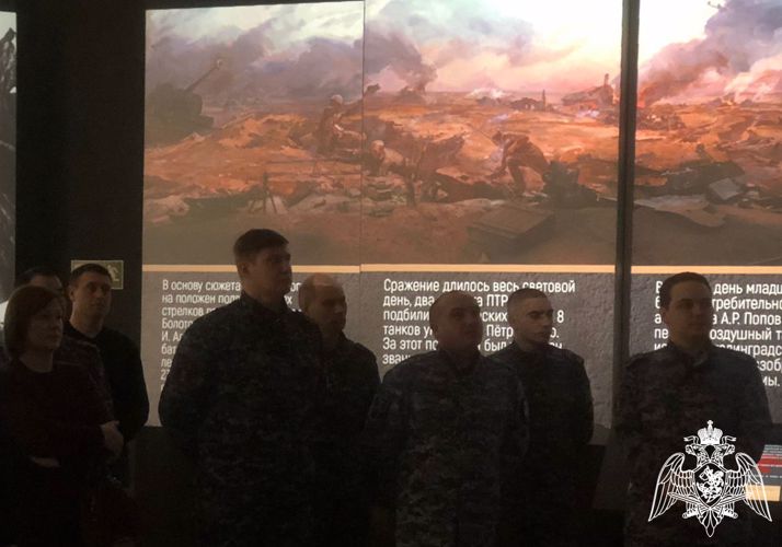 Росгвардейцы побывали на экскурсии в историческом парке «Россия - моя история», посвященной 80-летию Сталинградской битвы