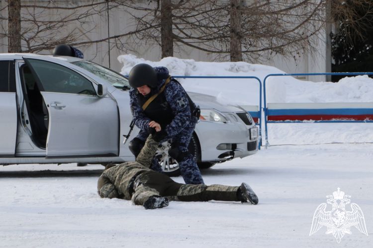 Росгвардейцы Омска приняли участие в праздничном мероприятии, посвященном проводам зимы