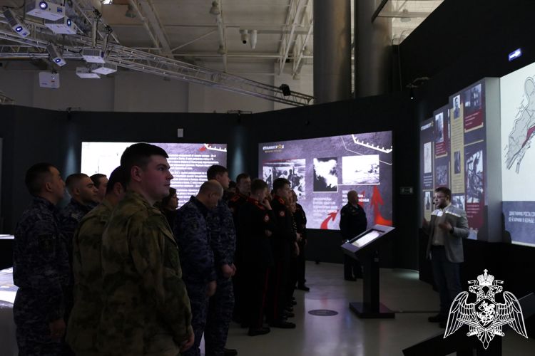Росгвардейцы побывали на экскурсии в историческом парке «Россия - моя история», посвященной 80-летию Сталинградской битвы