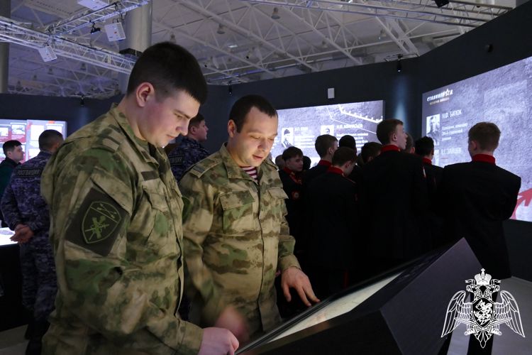 Росгвардейцы побывали на экскурсии в историческом парке «Россия - моя история», посвященной 80-летию Сталинградской битвы