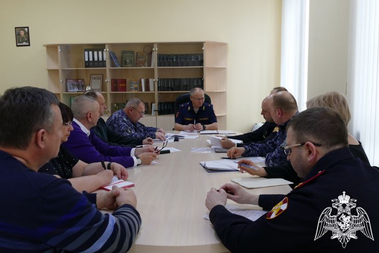 В Управлении Росгвардии по Омской области состоялась рабочая встреча с представителями филиалов ФГУП «Охрана» 