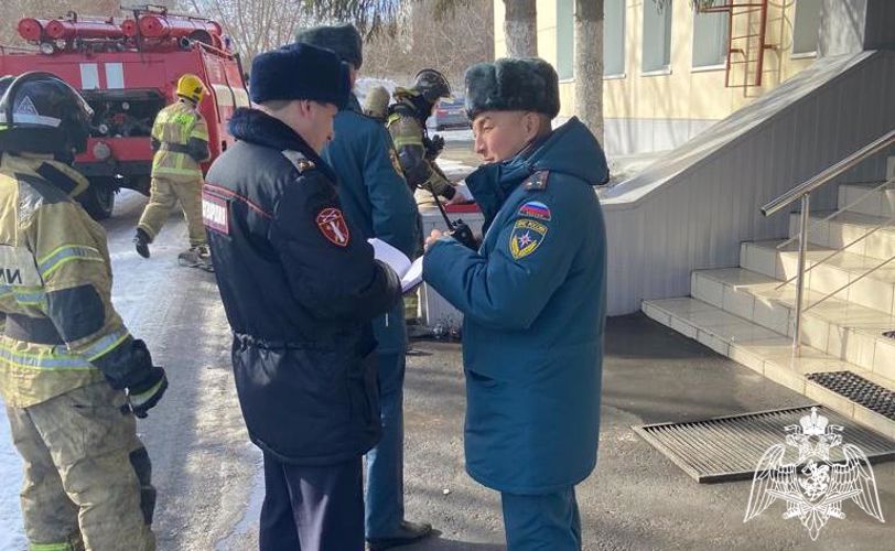 В подразделении Управления Росгвардии по Омской области прошло пожарно-тактическое учение 