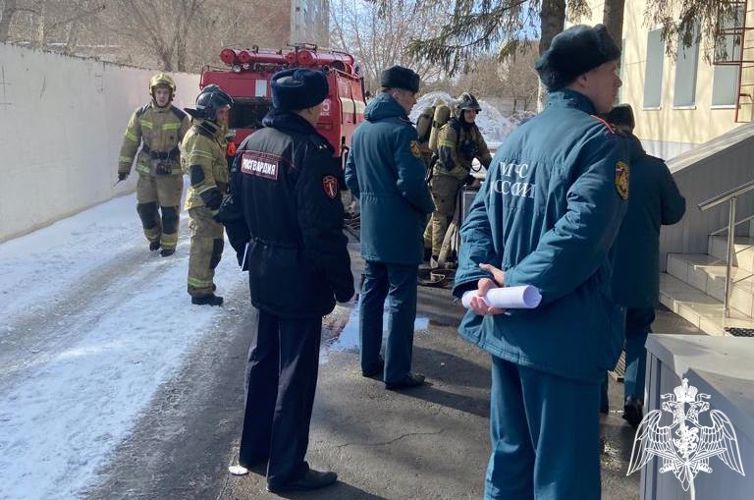 В подразделении Управления Росгвардии по Омской области прошло пожарно-тактическое учение