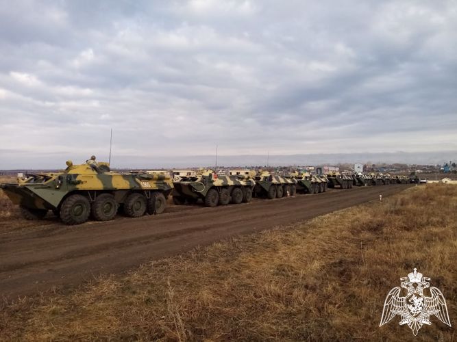 В омском центре подготовки личного состава Росгвардии состоялся очередной выпуск курсантов – водителей БТР