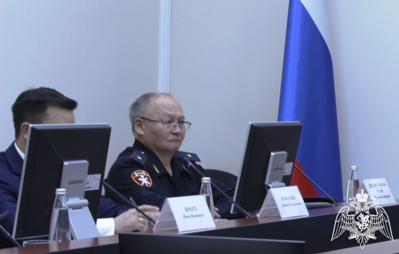 Руководители Управления Росгвардии по Омской области приняли участие в заседании Оперативного штаба по профилактике правонарушений