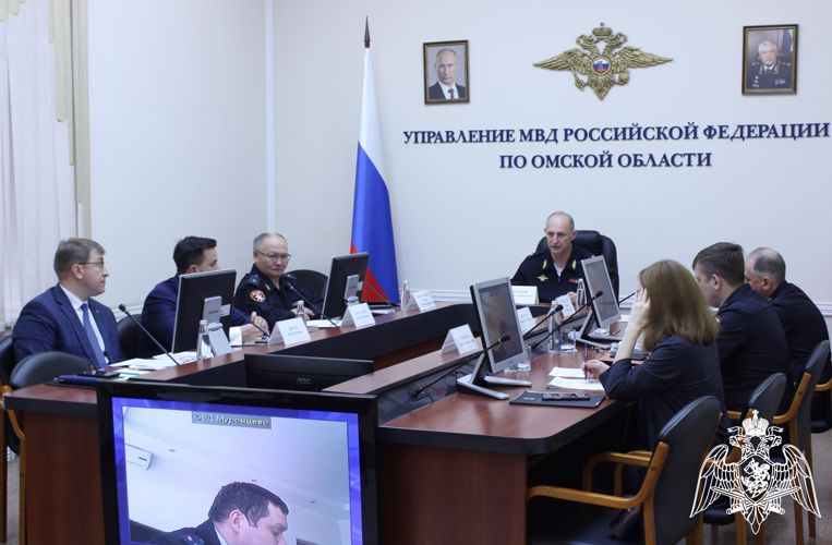 Руководители Управления Росгвардии по Омской области приняли участие в заседании Оперативного штаба по профилактике правонарушений