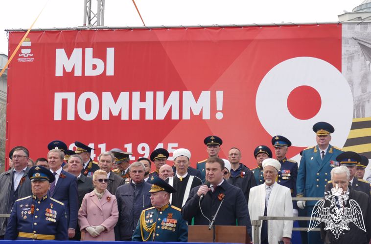 Руководство территориального Управления и центра подготовки личного состава Росгвардии приняло участие  в параде Победы в Омске