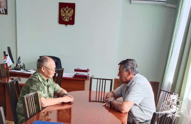 Начальник Управления Росгвардии по Омской области проинспектировал подразделения тероргана в Большереченском районе