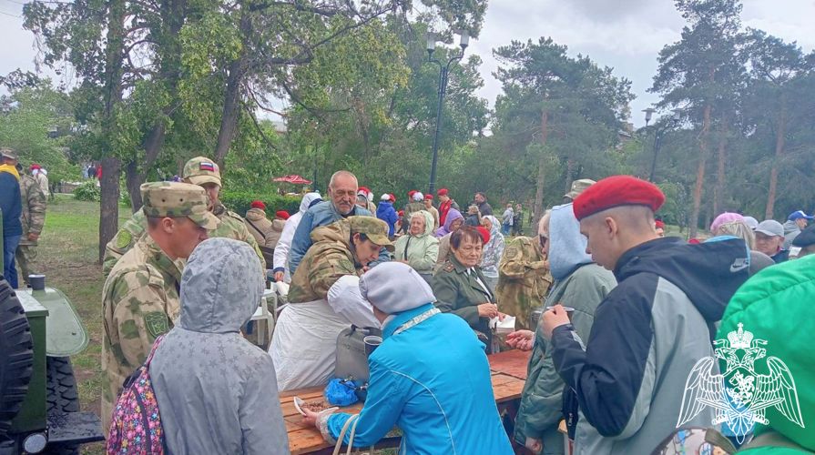 Росгвардейцы приняли участие  в  военно-патриотической акции  «А завтра была война»