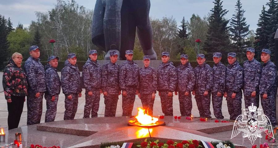 Росгвардейцы приняли участие в памятных мероприятиях, посвященных Дню памяти и скорби