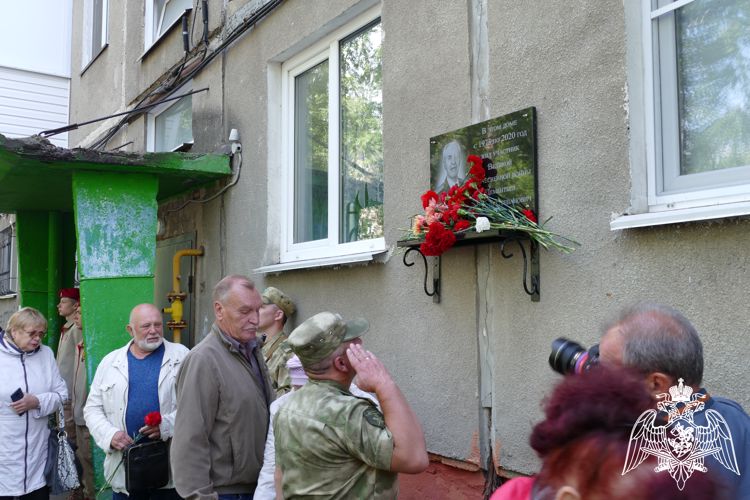 В Омске состоялось открытие  мемориальной  доски фронтовика Великой  Отечественной войны 
