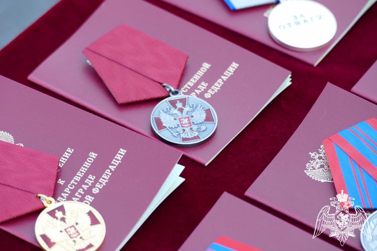 Торжественное вручение государственных  наград сотрудникам Росгвардии состоялось в Омске