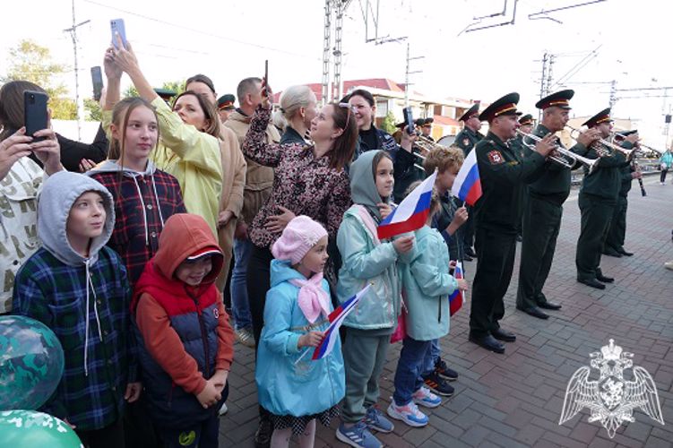 В Омске торжественно встретили спецназ Росгвардии – победителей соревнований в Гудермесе