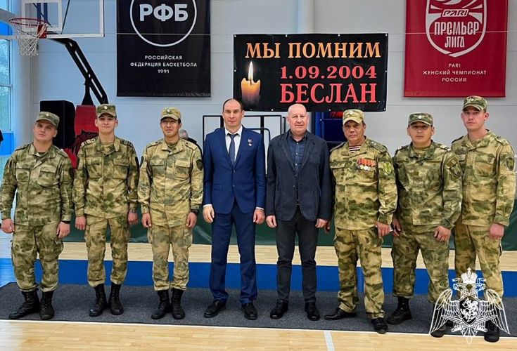 Военнослужащие омской воинской части Росгвардии приняли участие в торжественных и памятных мероприятиях