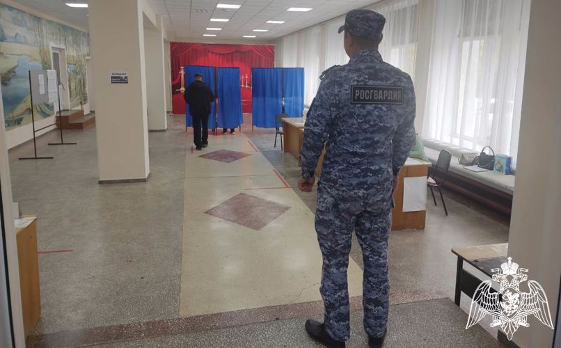 Росгвардейцы обеспечили безопасность проведения выборов в Омской области 