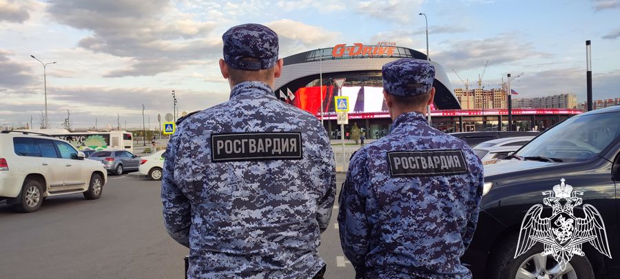 Росгвардейцы обеспечили правопорядок во время проведения хоккейных матчей в Омске 