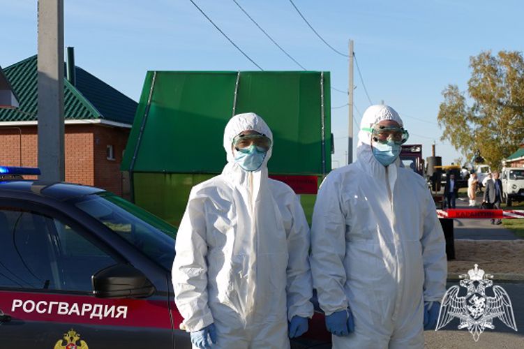 Сотрудники Росгвардии приняли участие в межрегиональных командно-штабных учениях Министерства сельского хозяйства в Омской области