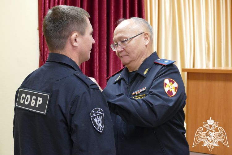 В Управлении Росгвардии по Омской области вручили государственные награды отличившимся сотрудникам спецподразделений