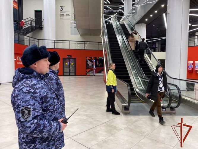 Росгвардейцы обеспечили безопасность на матчах КХЛ в Омске