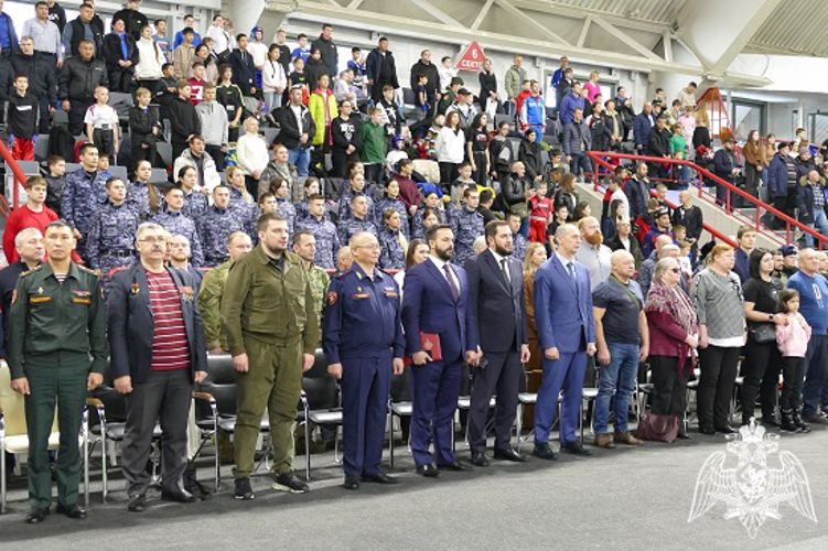 В Омске личный состав Росгвардии принял участие в открытии юбилейного турнира по кикбоксингу «Кубок Ермака»