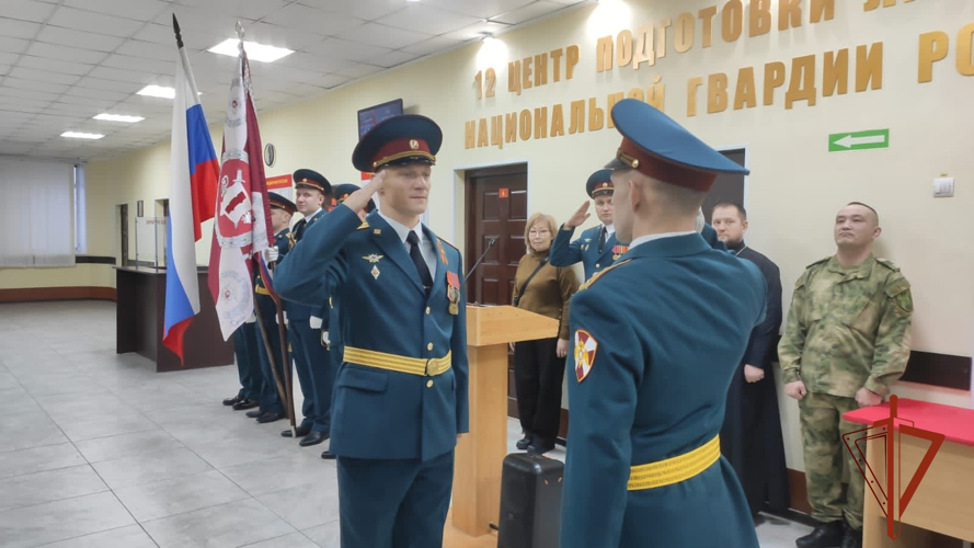 Военнослужащие Росгвардии по призыву приняли присягу в Омске