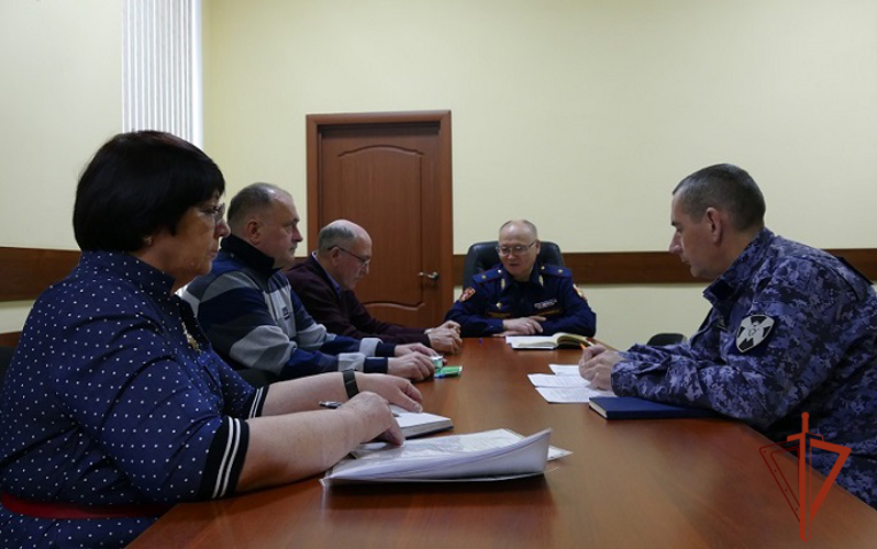В Управлении Росгвардии по Омской области состоялась рабочая встреча руководителей ведомства с представителями ФГУП «Охрана» Росгвардии