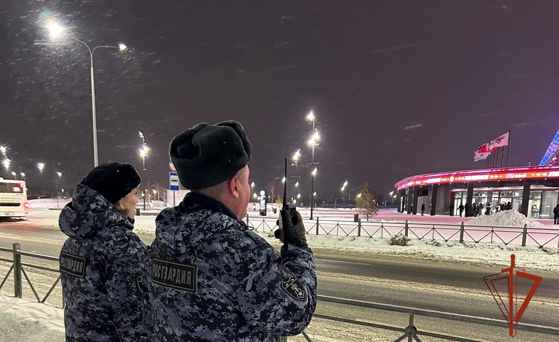 Правопорядок на матчах КХЛ в Омске обеспечили сотрудники Росгвардии