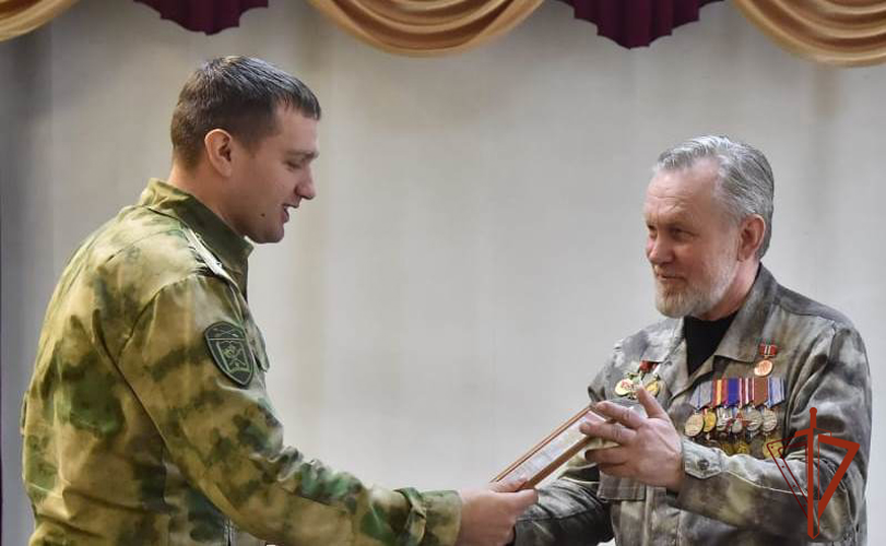 В преддверии годовщины вывода советских войск из Афганистана в омской войсковой части Росгвардии прошла встреча с ветеранами боевых действий 