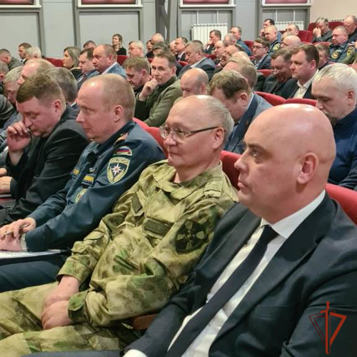 Начальник Управления Росгвардии по Омской области принял участие в работе комиссии по предупреждению и ликвидации ЧС в Омской области