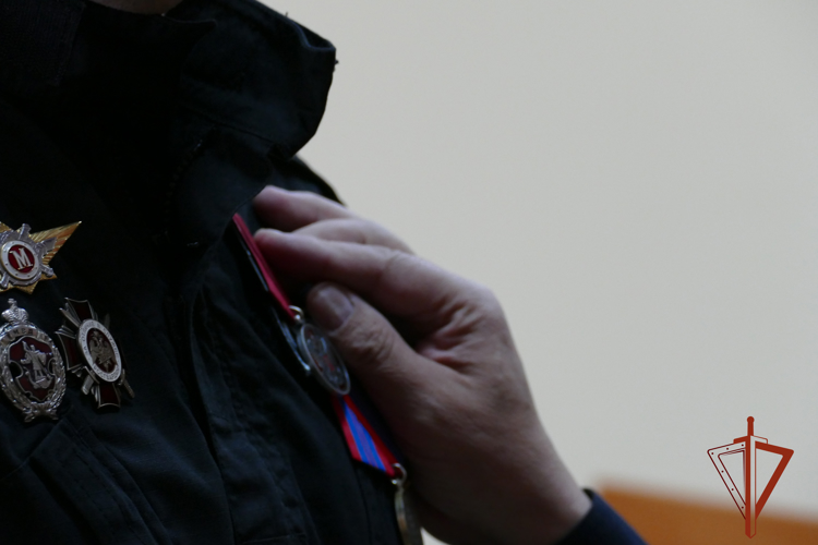 В Управлении Росгвардии по Омской области состоялось вручение государственных наград 