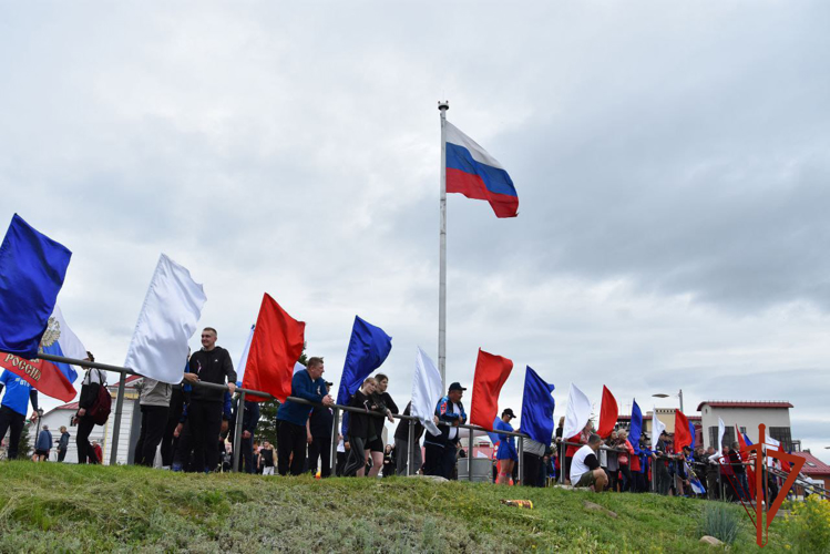      Росгвардейцы стали участниками  патриотической акции «Вперёд, Россия!»  в Омске