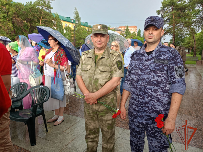 Омские  росгвардейцы приняли участие в  военно-патриотической памятной акции «А завтра была война!»