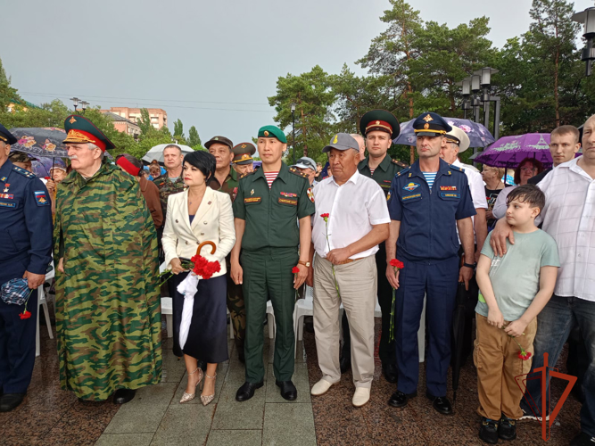 Омские  росгвардейцы приняли участие в  военно-патриотической памятной акции «А завтра была война!»