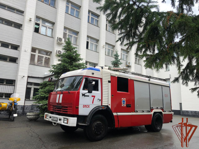 Росгвардейцы приняли участие в межведомственном пожарно-тактическом учении в Омске