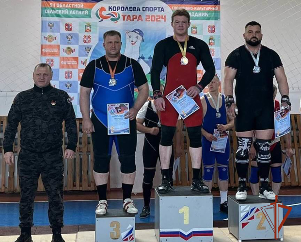 Росгвардейцы стали призерами спортивных соревнований «Королева спорта» в Омской области