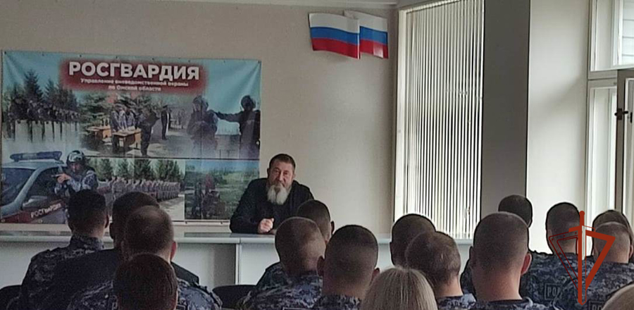 В Управлении вневедомственной охраны Росгвардии по Омской области состоялась встреча с представителем Русской православной церкви