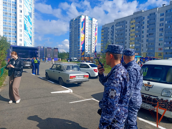 Росгвардия обеспечила правопорядок на культурно-массовых мероприятиях в Омске