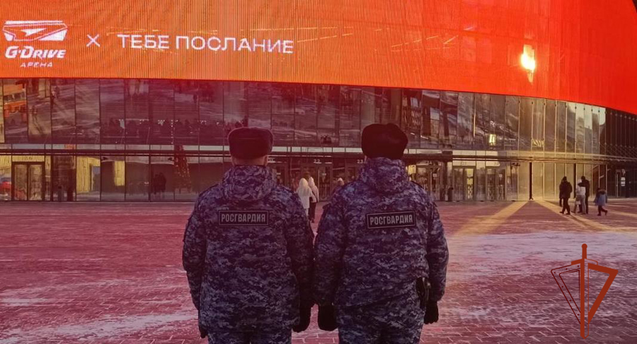 Сотрудники Росгвардии обеспечили правопорядок на матче чемпионата КХЛ в Омске
